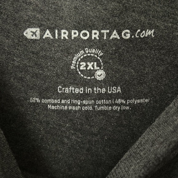 Plane Silhouettes t-shirt 2X Airportag - Picture 3 of 3